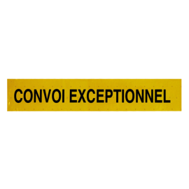 Adhésif pour CONVOI EXCEPTIONNEL (visible à 500m)